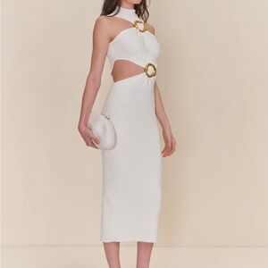 Cult Gaia - Ambar Knit Dress / Off White XS